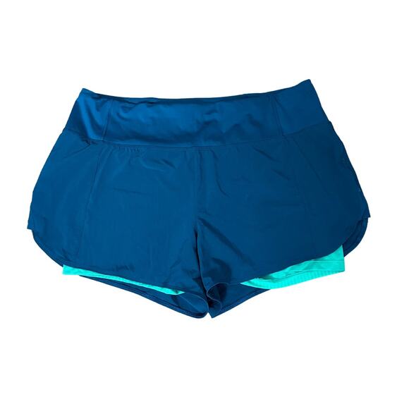 ATHLETA Ladies Running Shorts with Built in Bikers I L - Picture 1 of 5